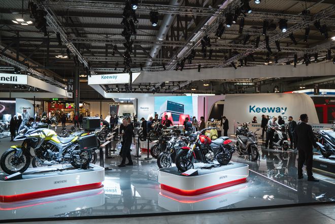 Keeway携旗下子品牌参展米兰凯威MBIM电竞P将强势布局推出新款(图2)